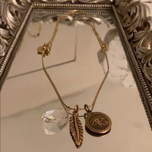 Adjustable Alex and Ani Evil Eye Necklace